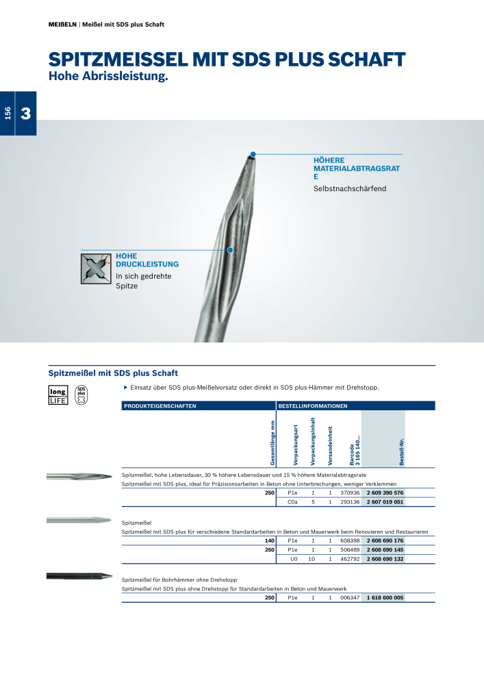 Bosch - Zubehörkatalog NO.: 1941 - Page 156