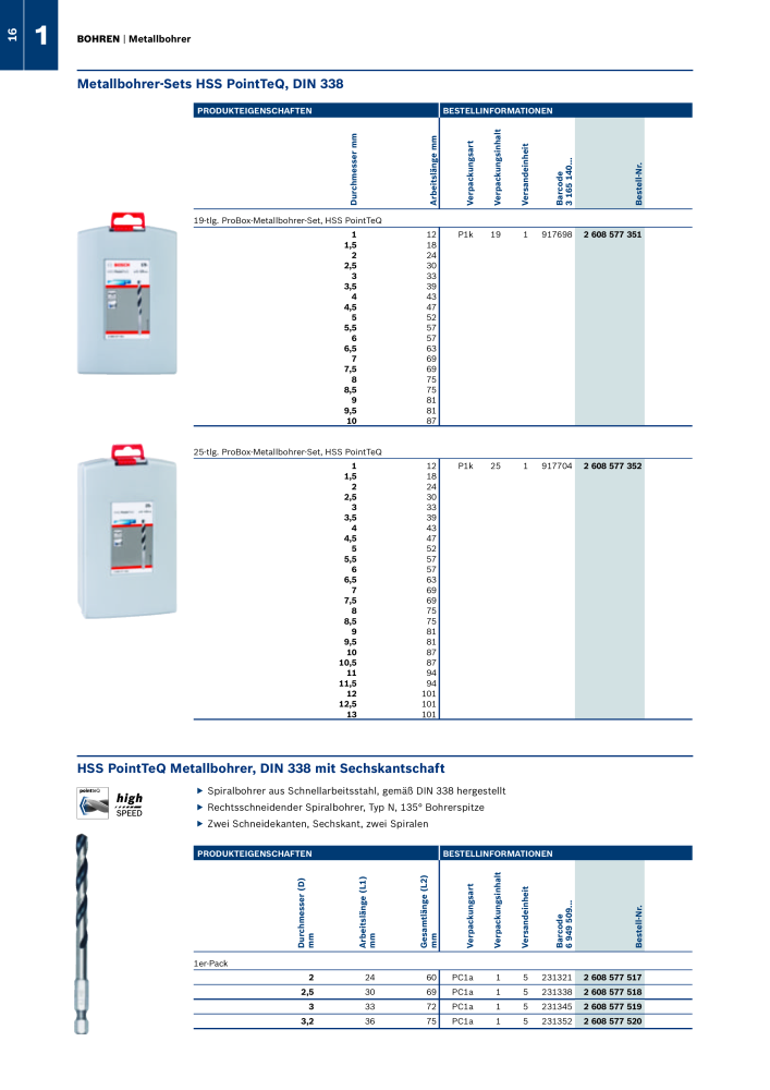 Bosch - Zubehörkatalog NR.: 1941 - Seite 16