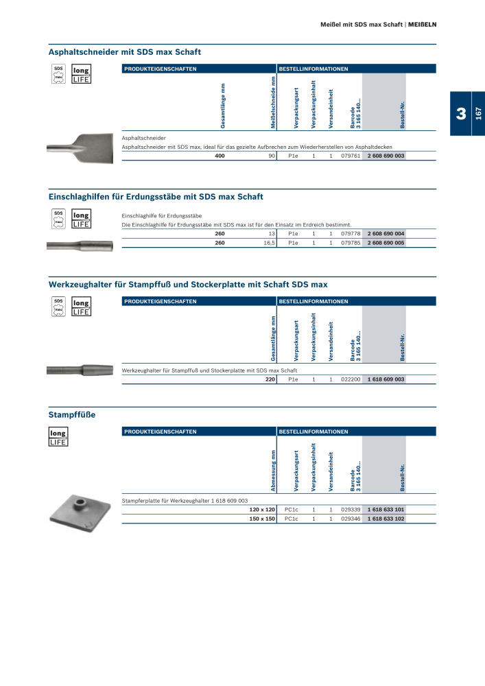Bosch - Zubehörkatalog NR.: 1941 - Seite 167