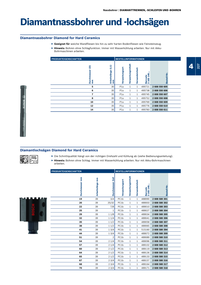 Bosch - Zubehörkatalog NR.: 1941 - Seite 227