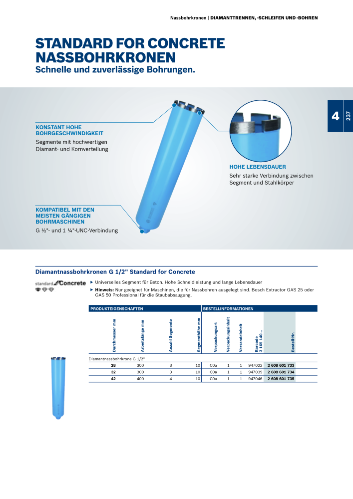 Bosch - Zubehörkatalog NR.: 1941 - Seite 237