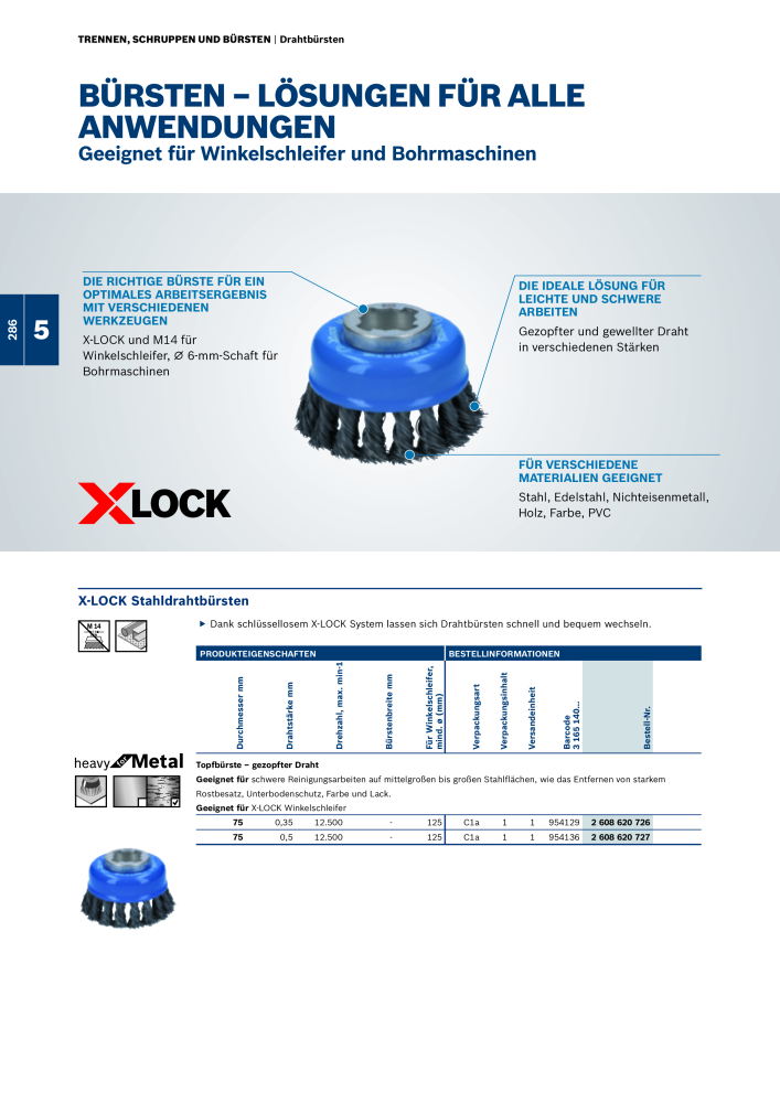 Bosch - Zubehörkatalog NO.: 1941 - Page 286