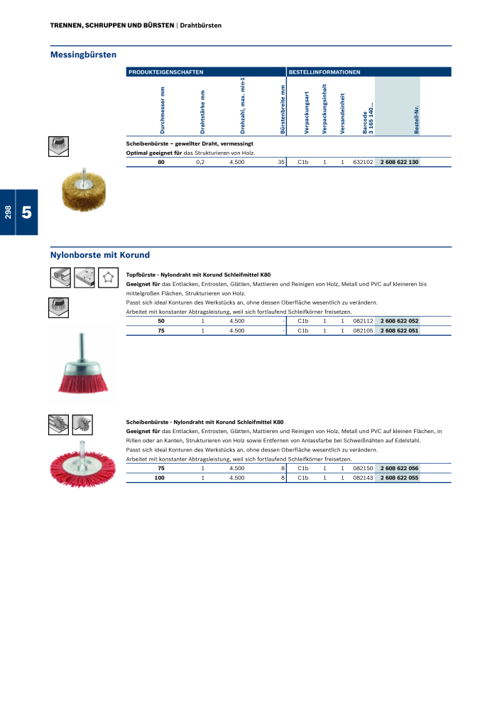Bosch - Zubehörkatalog NR.: 1941 - Seite 298