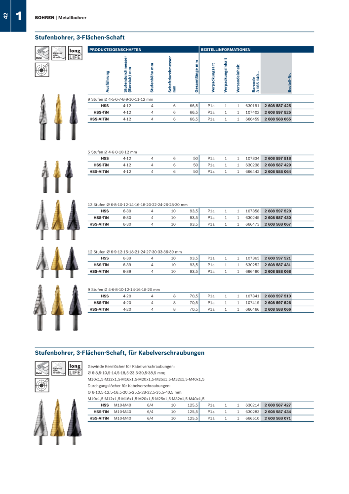 Bosch - Zubehörkatalog NO.: 1941 - Page 42