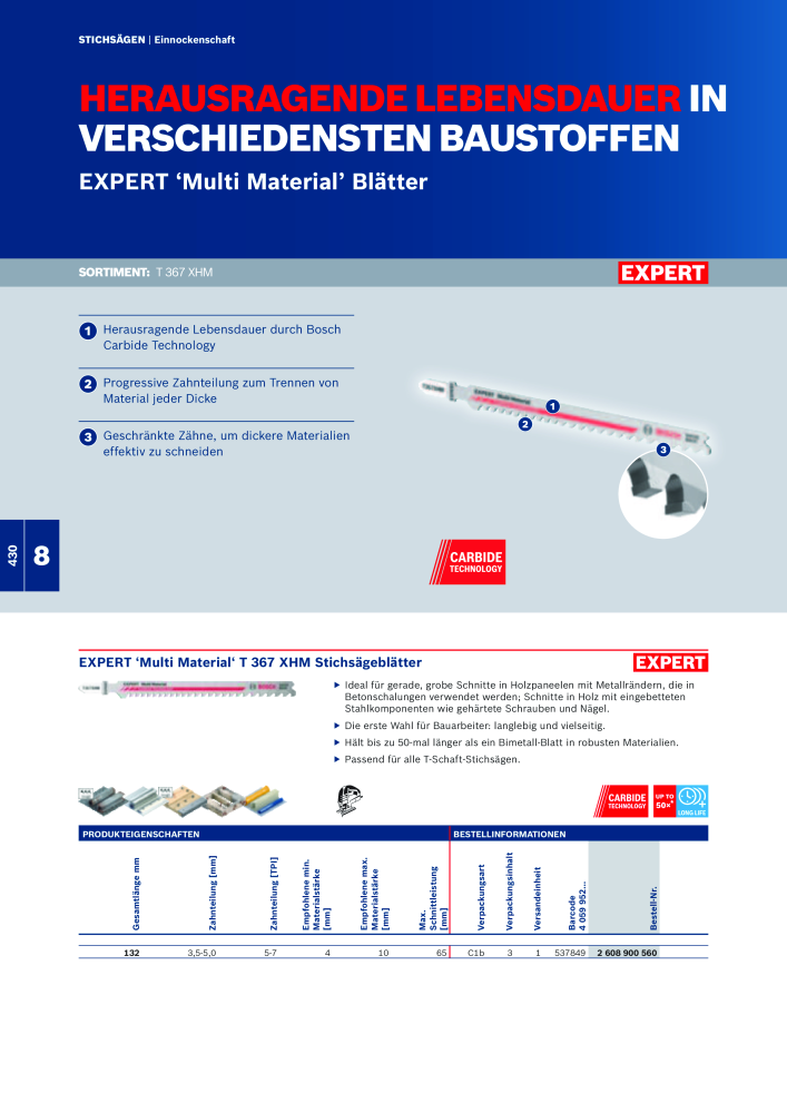 Bosch - Zubehörkatalog NR.: 1941 - Seite 430