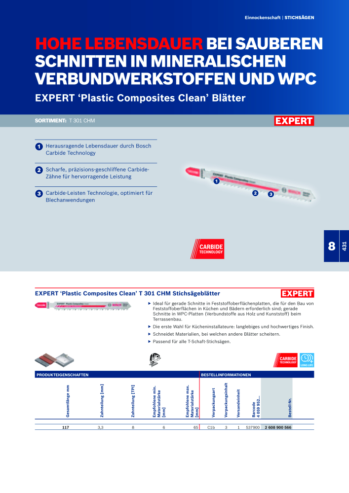 Bosch - Zubehörkatalog NR.: 1941 - Seite 431