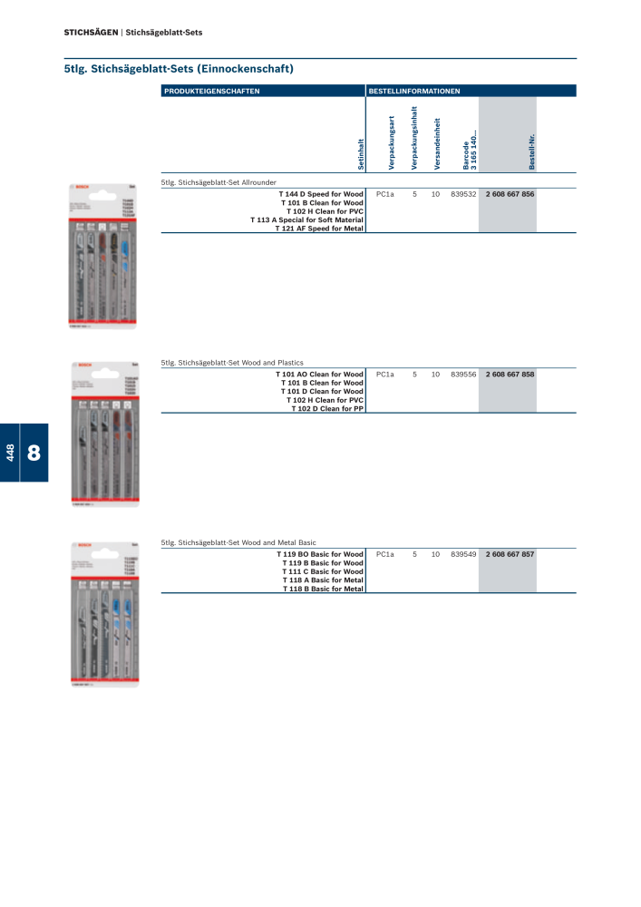 Bosch - Zubehörkatalog NR.: 1941 - Seite 448