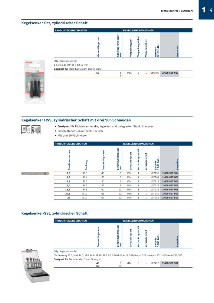 Bosch - Zubehörkatalog NR.: 1941 - Seite 45