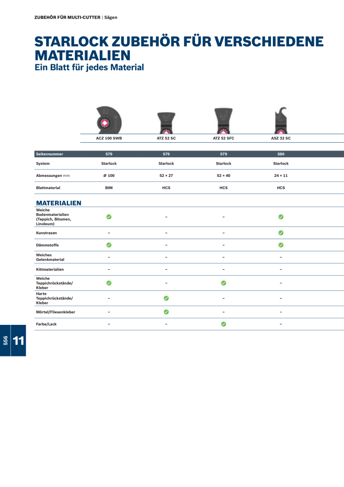 Bosch - Zubehörkatalog NO.: 1941 - Page 556
