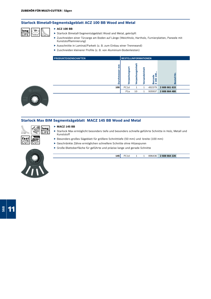 Bosch - Zubehörkatalog NR.: 1941 - Seite 568