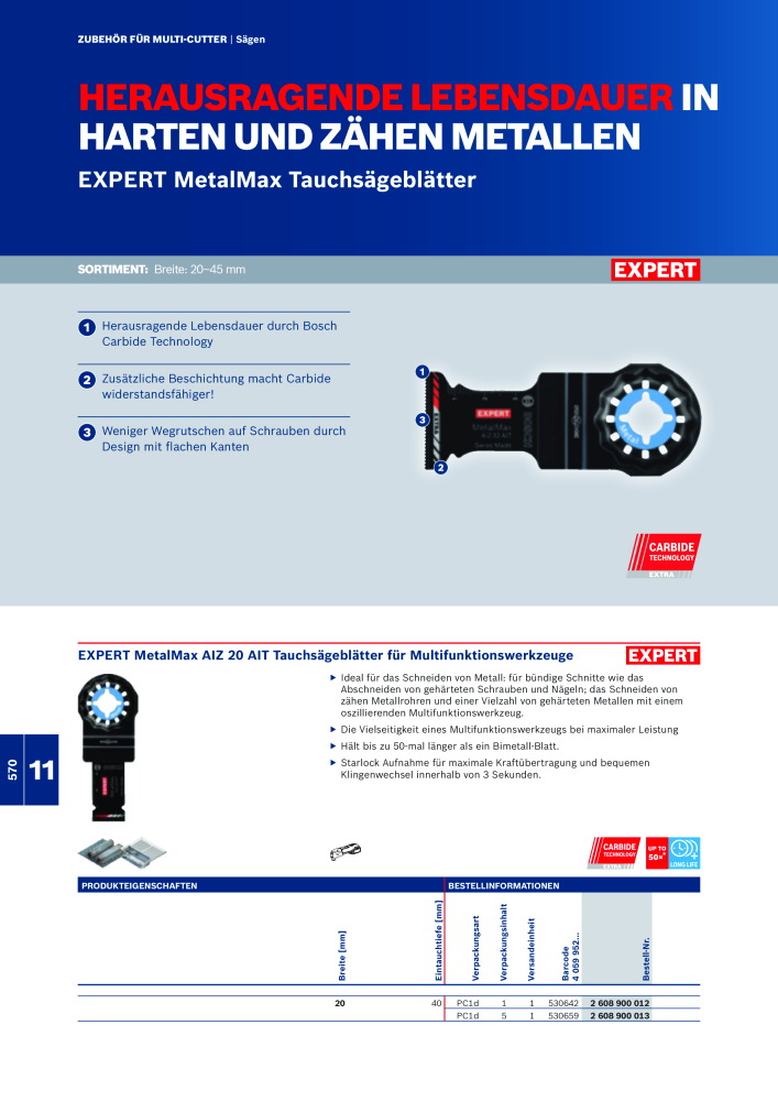 Bosch - Zubehörkatalog NR.: 1941 - Seite 570