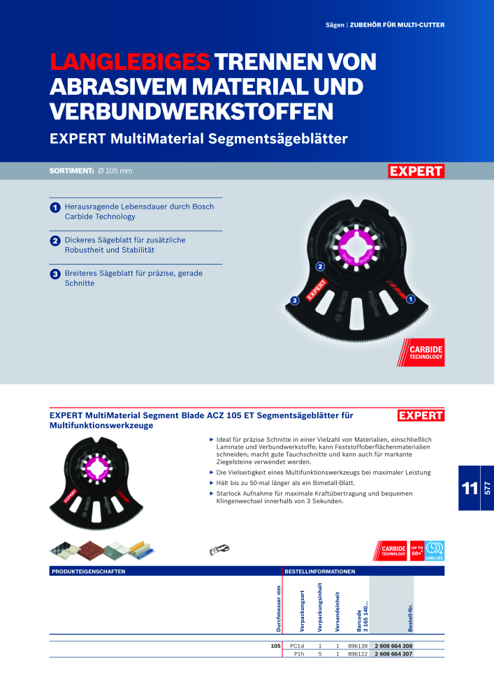 Bosch - Zubehörkatalog NO.: 1941 - Page 577