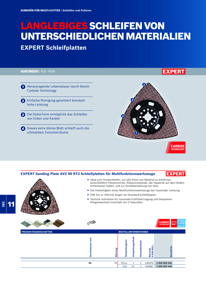 Bosch - Zubehörkatalog NR.: 1941 - Seite 582