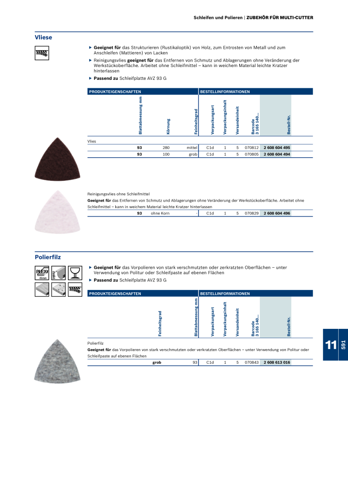 Bosch - Zubehörkatalog NR.: 1941 - Seite 591