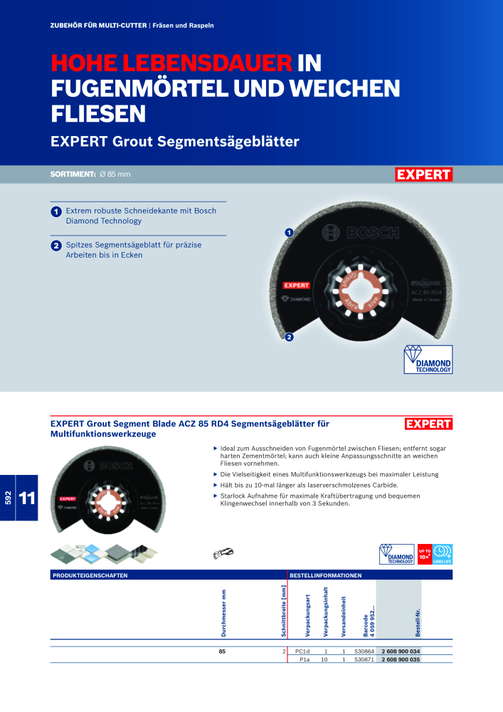 Bosch - Zubehörkatalog NR.: 1941 - Seite 592