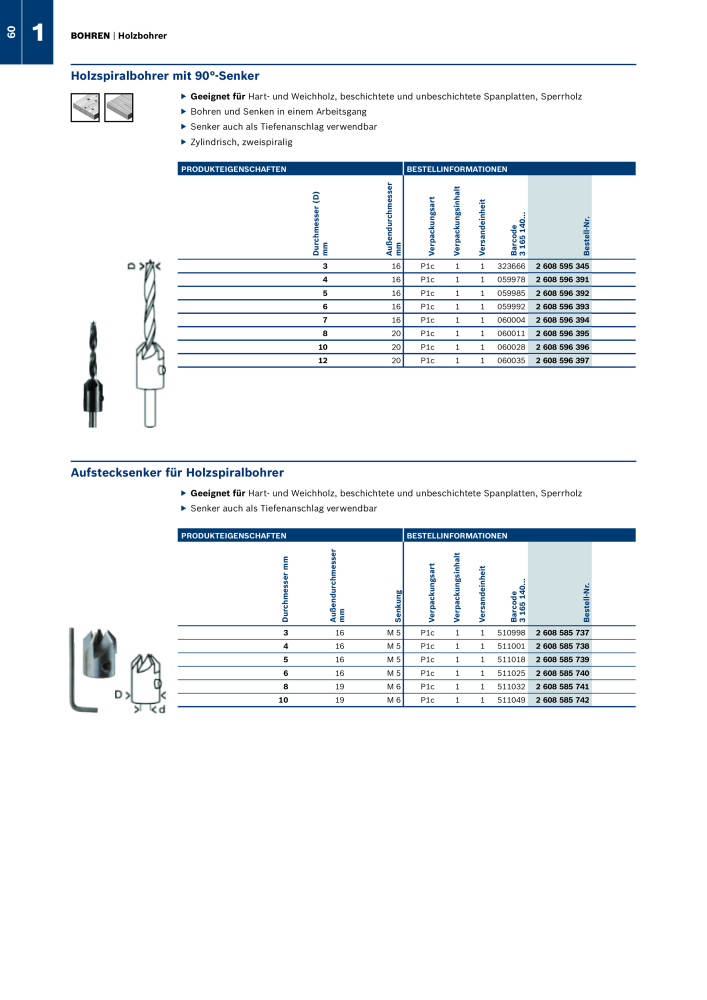 Bosch - Zubehörkatalog NO.: 1941 - Page 60