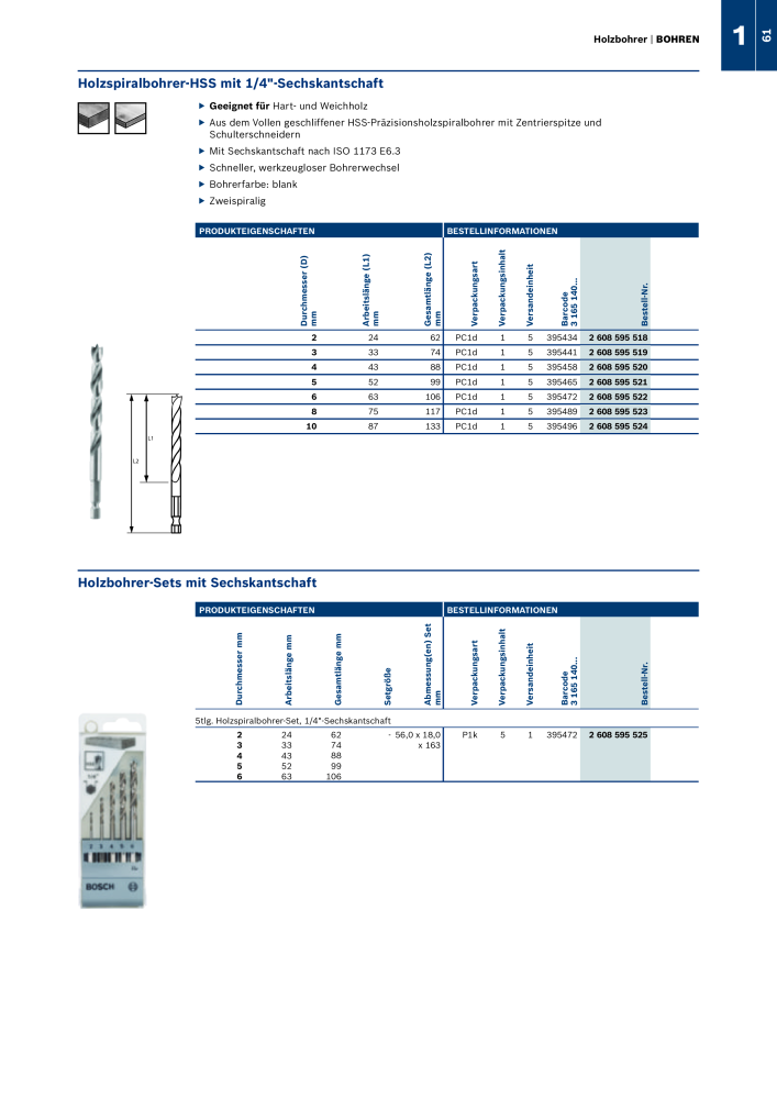 Bosch - Zubehörkatalog NR.: 1941 - Seite 61