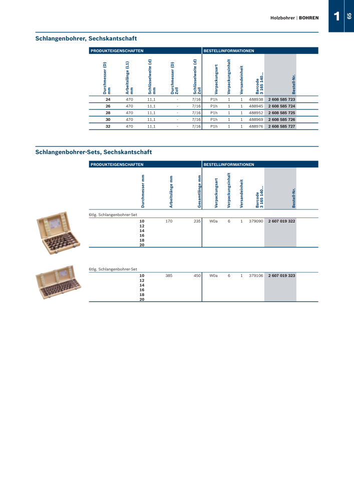 Bosch - Zubehörkatalog NR.: 1941 - Seite 65