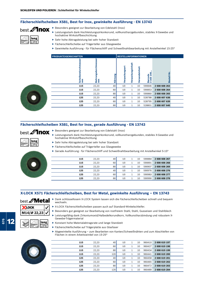 Bosch - Zubehörkatalog NO.: 1941 - Page 676