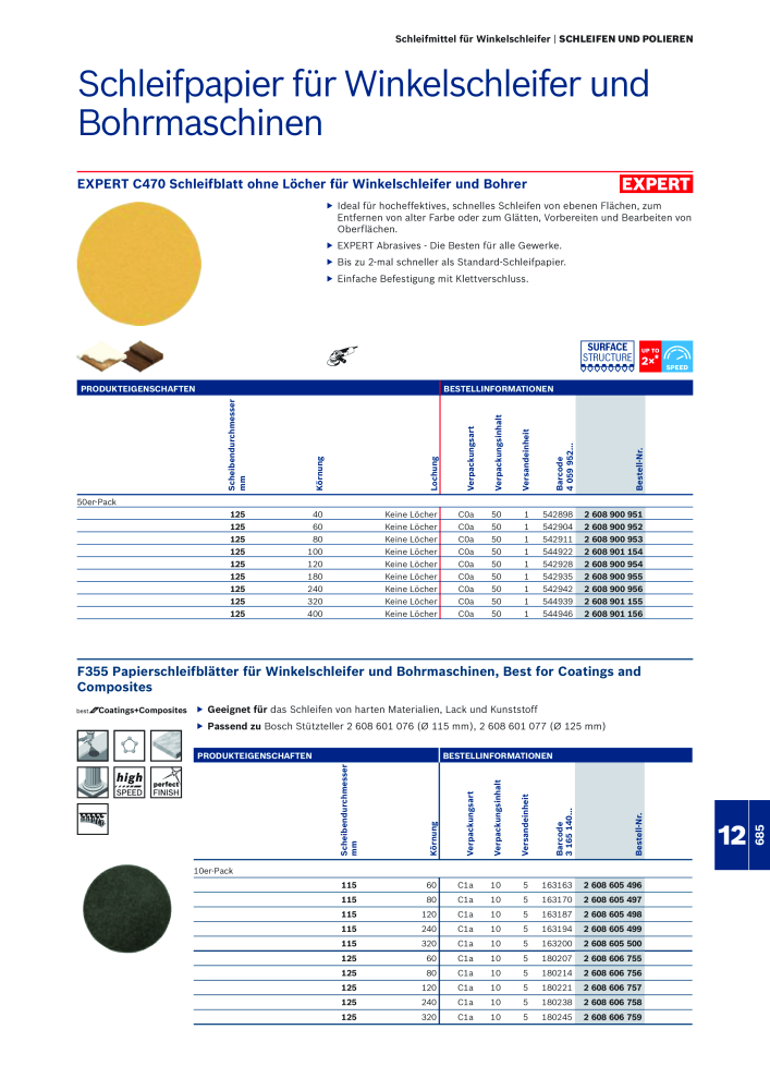 Bosch - Zubehörkatalog NR.: 1941 - Seite 685