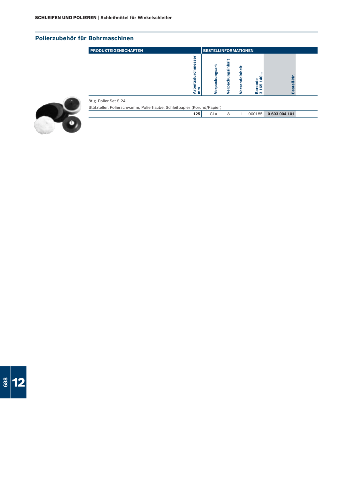 Bosch - Zubehörkatalog NO.: 1941 - Page 688