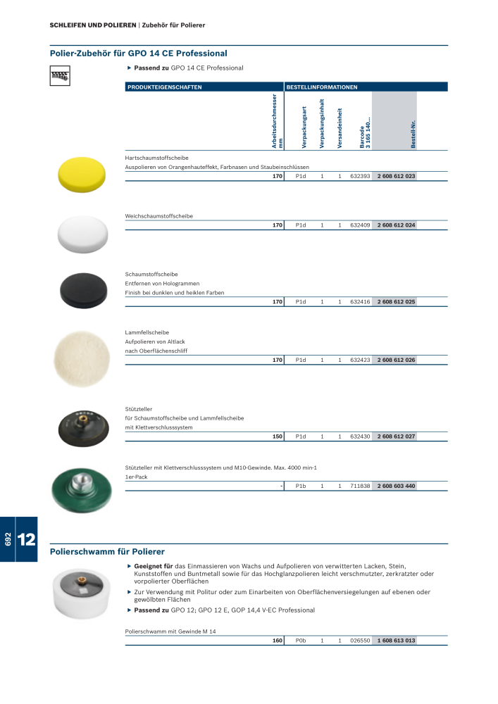 Bosch - Zubehörkatalog NR.: 1941 - Seite 692
