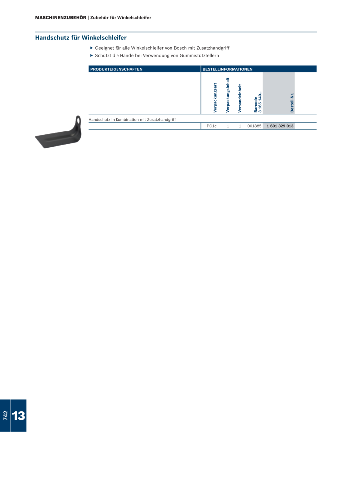 Bosch - Zubehörkatalog NO.: 1941 - Page 742