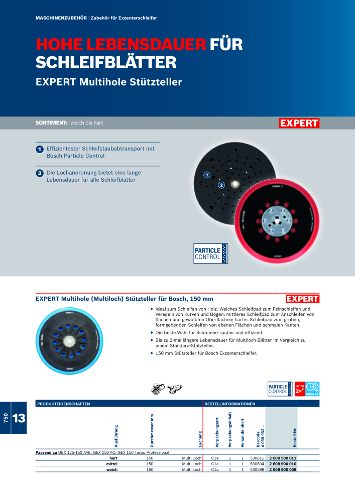 Bosch - Zubehörkatalog NR.: 1941 - Seite 750