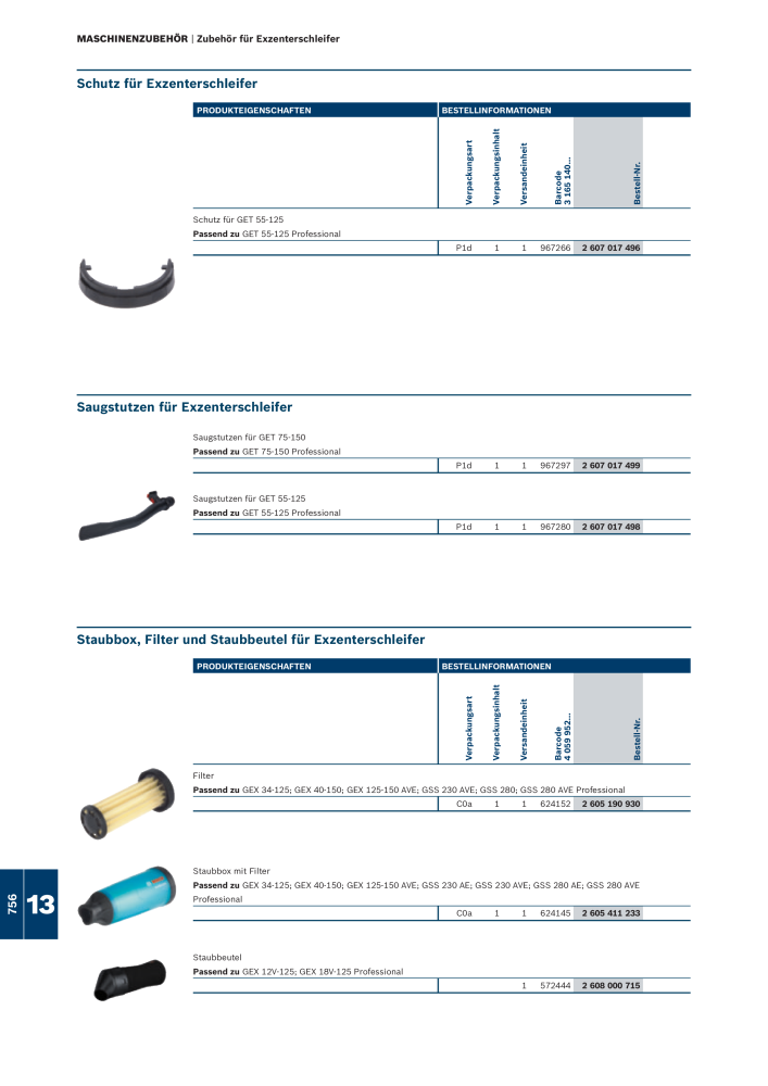 Bosch - Zubehörkatalog NR.: 1941 - Seite 756