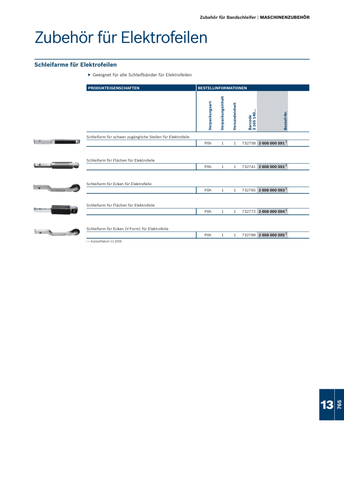 Bosch - Zubehörkatalog NR.: 1941 - Seite 765