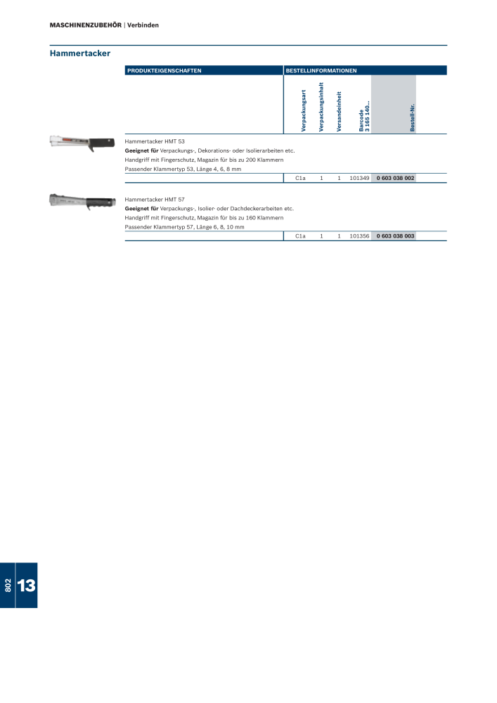 Bosch - Zubehörkatalog NO.: 1941 - Page 802