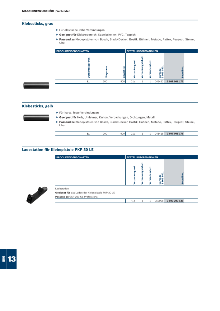 Bosch - Zubehörkatalog NR.: 1941 - Seite 806