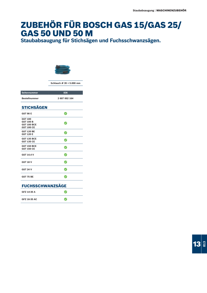 Bosch - Zubehörkatalog NO.: 1941 - Page 813