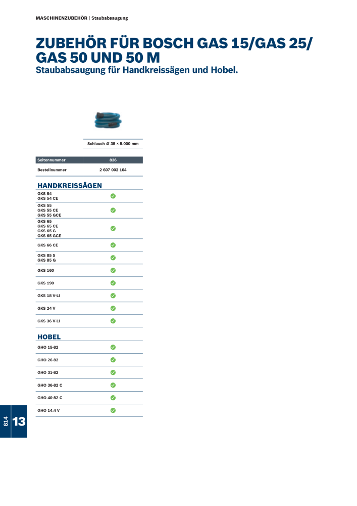 Bosch - Zubehörkatalog NR.: 1941 - Seite 814