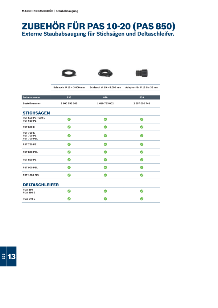 Bosch - Zubehörkatalog NO.: 1941 - Page 828