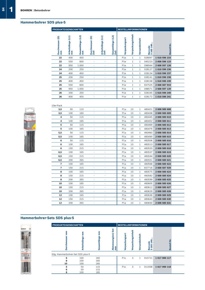 Bosch - Zubehörkatalog NO.: 1941 - Page 84
