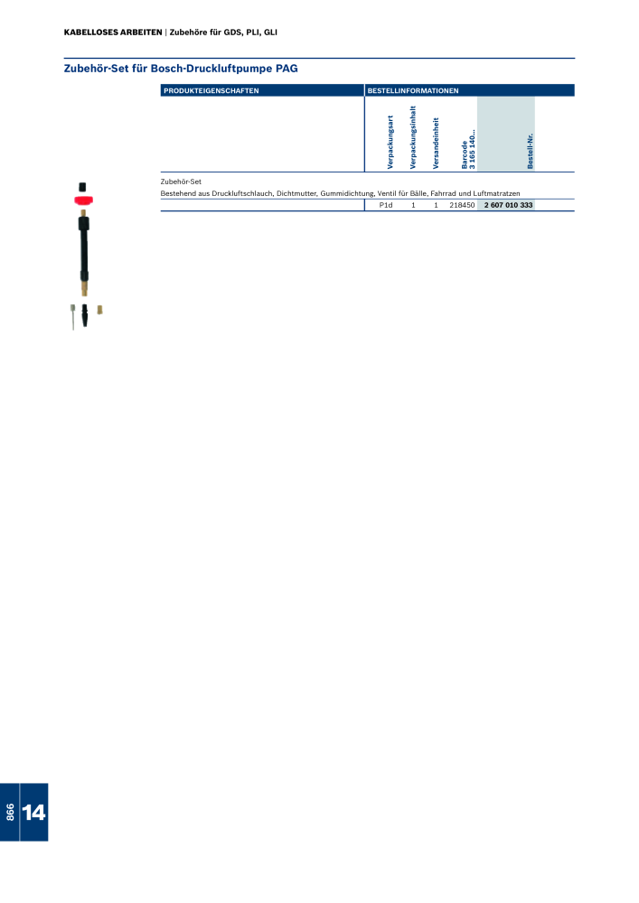 Bosch - Zubehörkatalog NO.: 1941 - Page 866