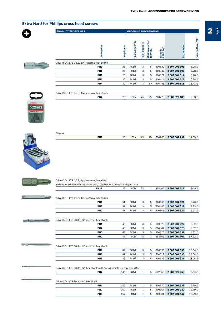 Bosch - Acessories NR.: 1942 - Seite 127