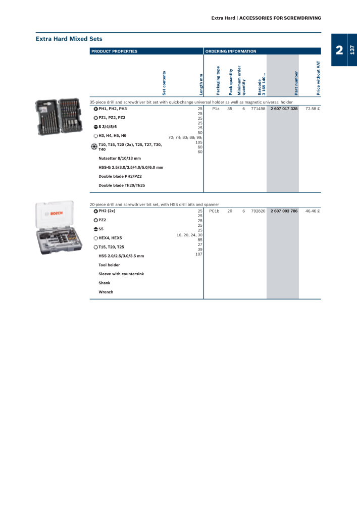 Bosch - Acessories NO.: 1942 - Page 137