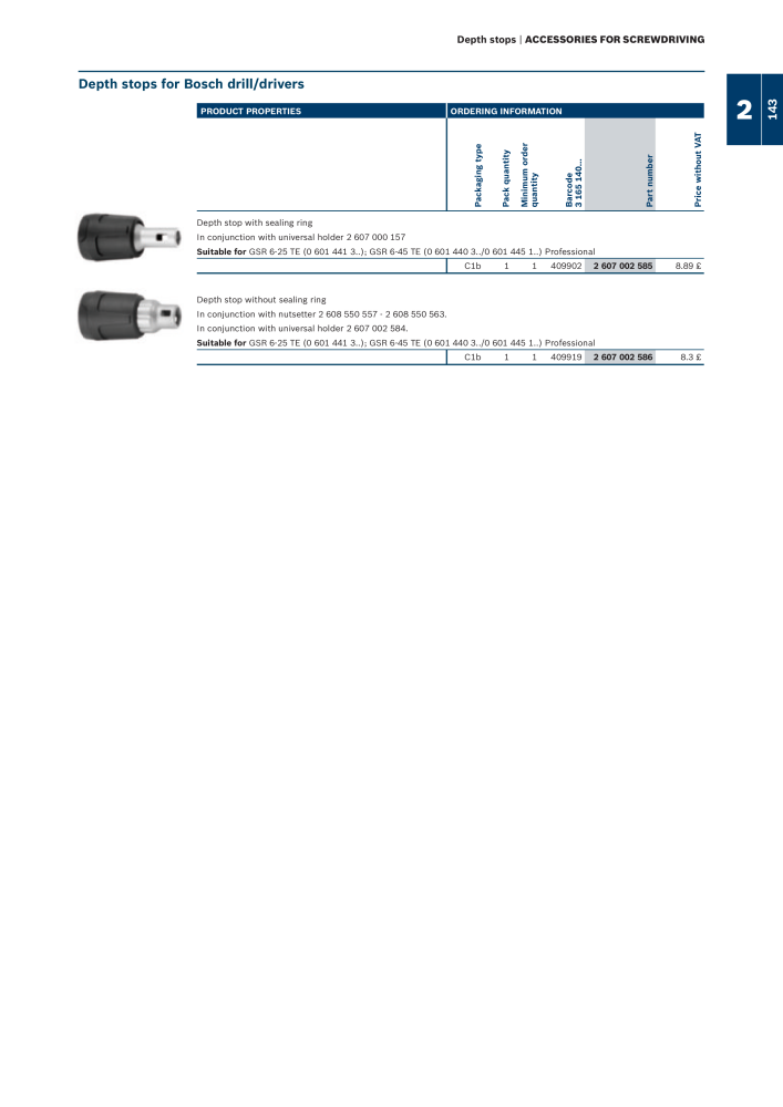 Bosch - Acessories NR.: 1942 - Seite 143