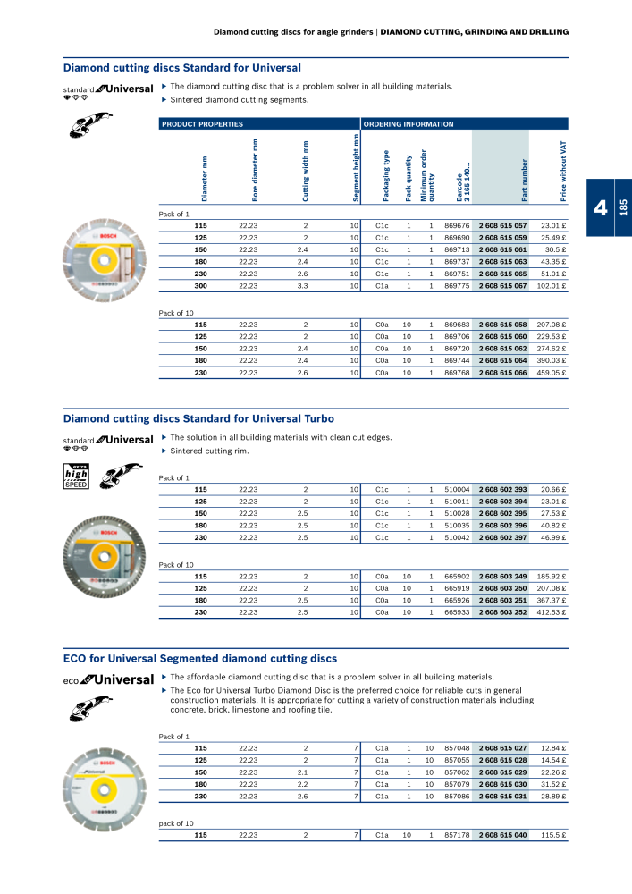 Bosch - Acessories NO.: 1942 - Page 185