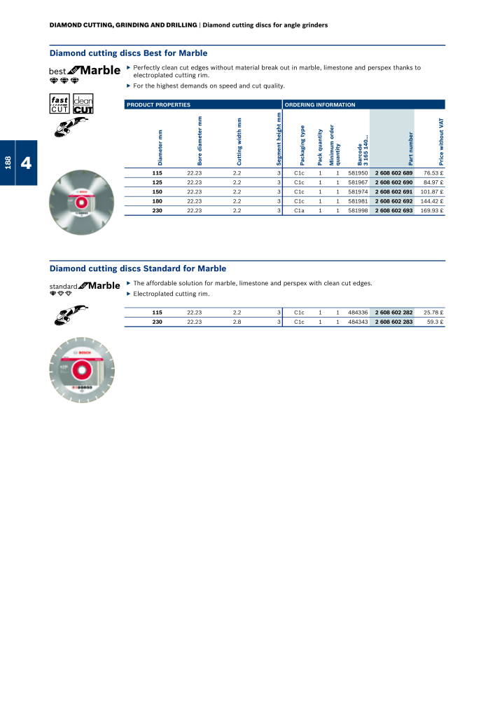 Bosch - Acessories NO.: 1942 - Page 188