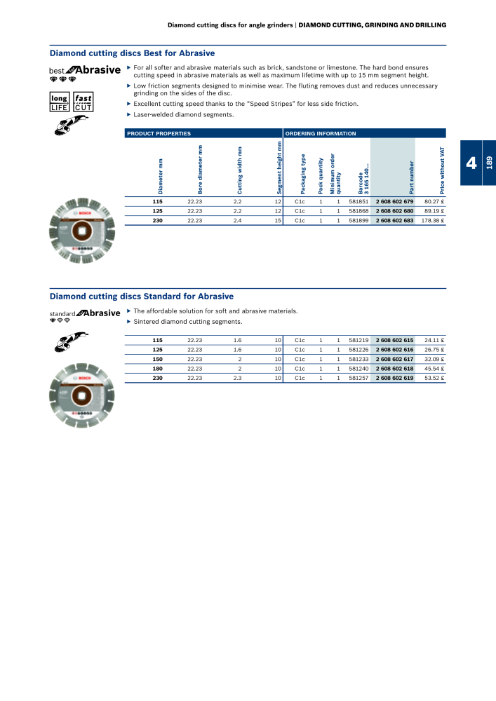 Bosch - Acessories NO.: 1942 - Page 189