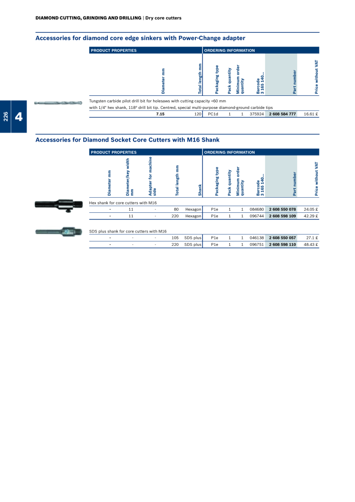 Bosch - Acessories NO.: 1942 - Page 226