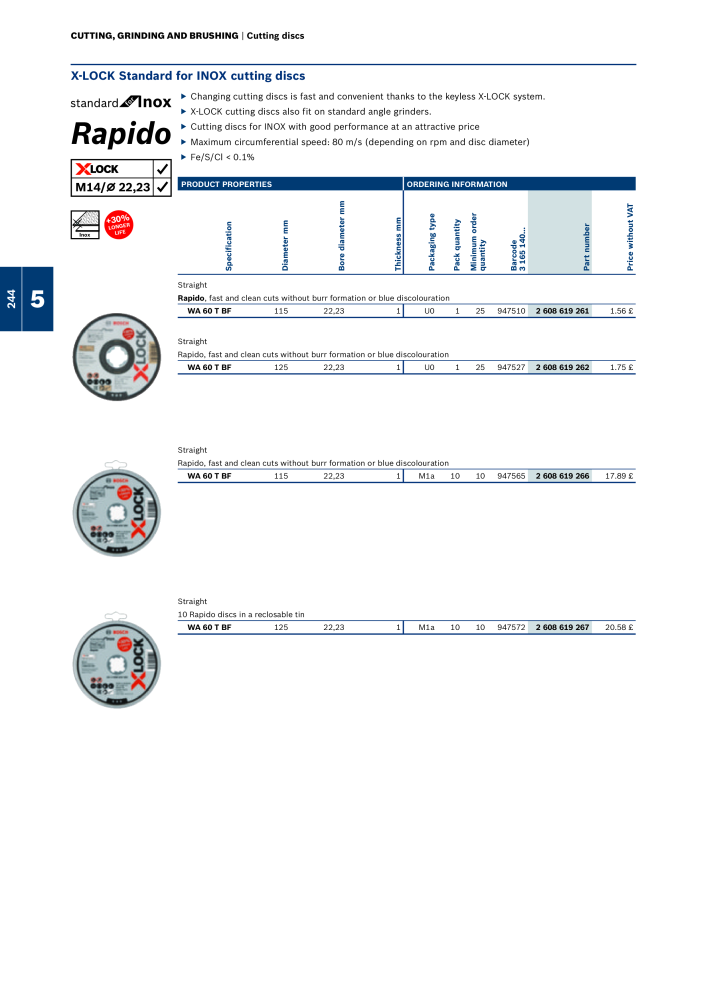 Bosch - Acessories NR.: 1942 - Seite 244