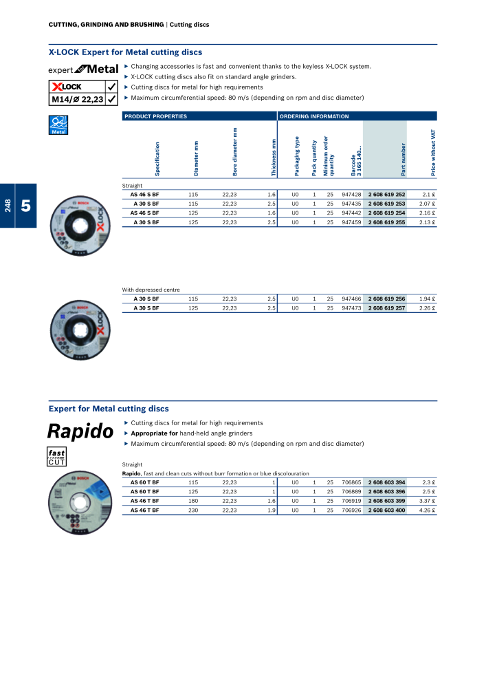 Bosch - Acessories NO.: 1942 - Page 248
