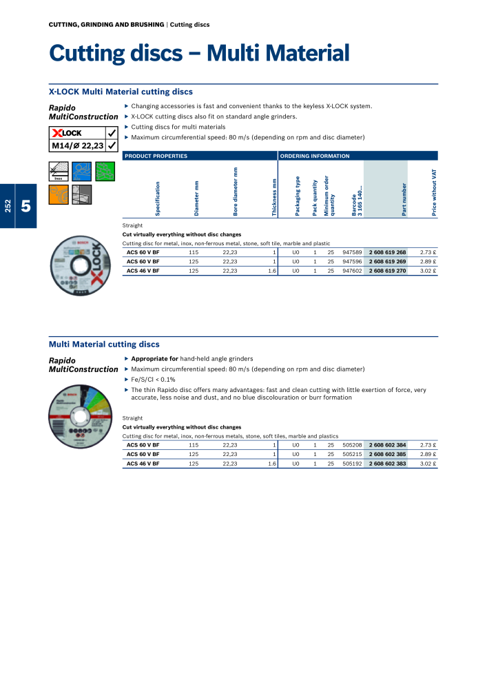 Bosch - Acessories NR.: 1942 - Seite 252