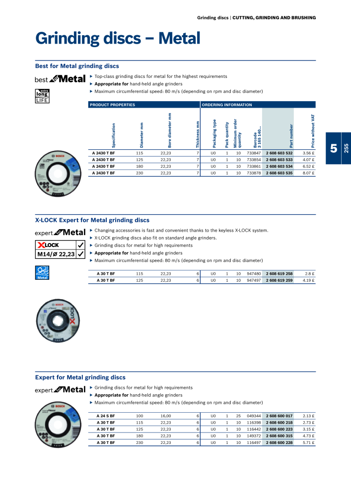 Bosch - Acessories NO.: 1942 - Page 255