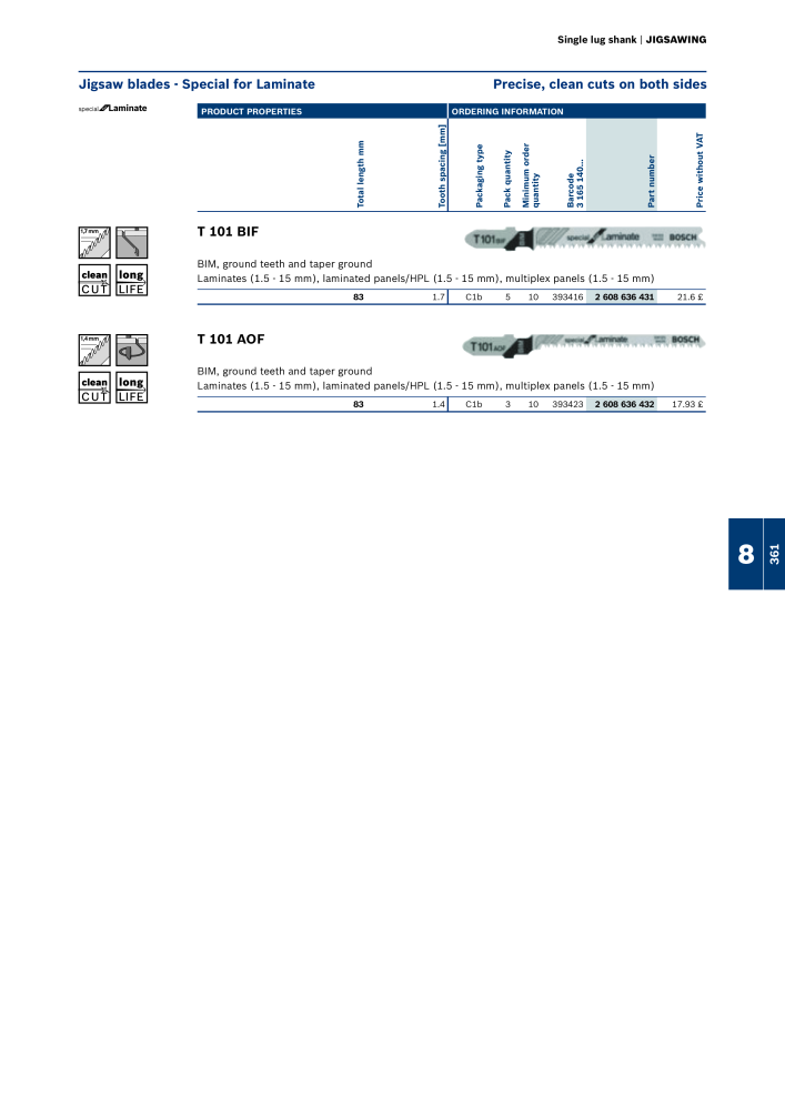 Bosch - Acessories NR.: 1942 - Seite 361