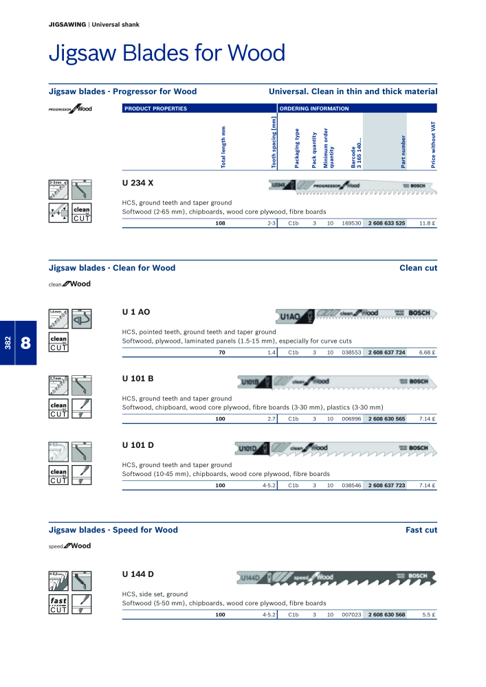 Bosch - Acessories NR.: 1942 - Seite 382